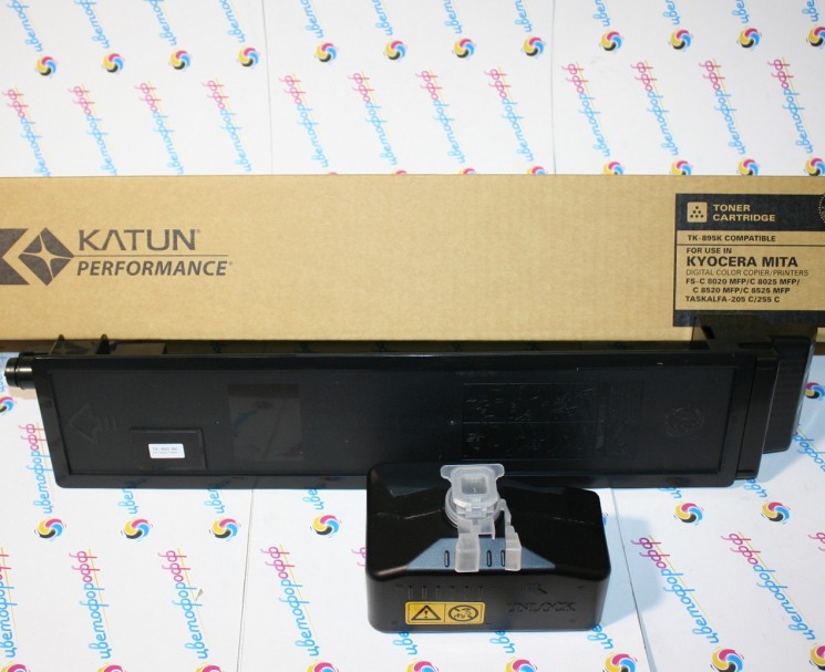 Картридж KATUN (47125) KYOCERA (TK-895K) Black FS-C8020/C8025/C8520/C8525 (12K)