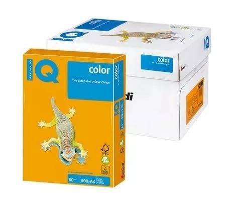 Офисная бумага цветная "IQ" Old Gold (Ярко Оранжевая) A4 / 500л / 80гр/м2