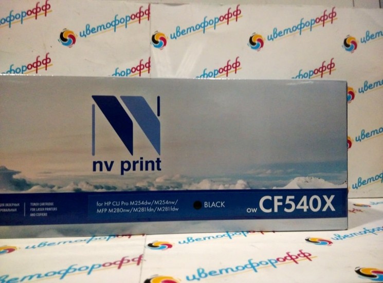 Картридж совместимый NV Print для HP CF540X Black для LaserJet Pro Color-M254 / M280 / M281