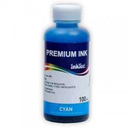 Чернила для HP InkTec H7064-100MC Cyan (Голубой) 100 ml