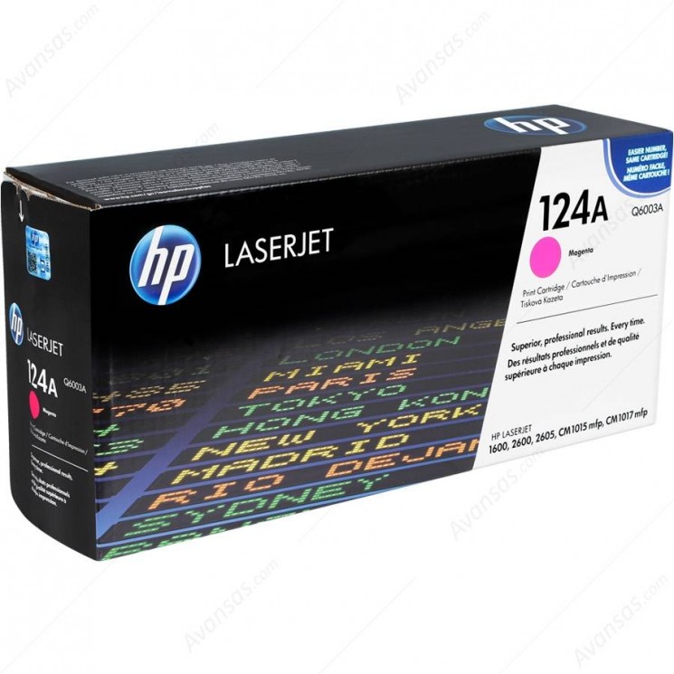 Картридж HP Q6003A (124M) Magenta Color LaserJet-1600 / 2600 / CM1015 / CM1017