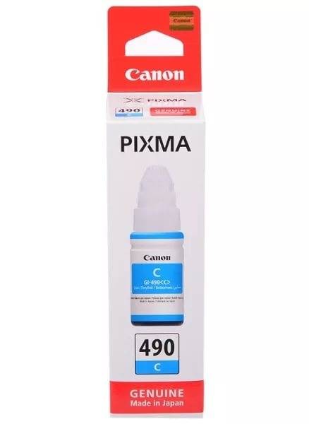 Чернила оригинальные "Canon" GI-490C Cyan 70ml (GI-490 C/0664C001) PIXMA-G1400/G2400/G3400