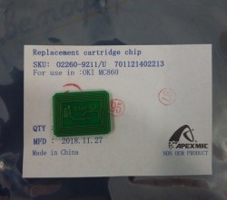 Чип для Oki OkiData MC860 (44059211) (10K) Cyan (совместимый)