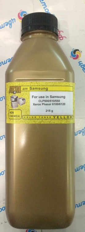 Тонер для Samsung CLP-500 / 510 / 550 (CLP-500D5Y/CLP-510D5Y) Yellow (фл,215) Gold АТМ