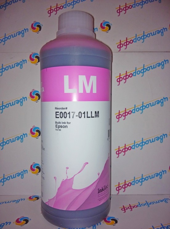 Чернила для Epson InkTec E0017-01LLM Light Magenta (Светло Пурпурный) 1L