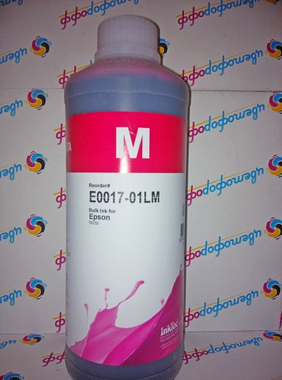 Чернила для Epson InkTec E0017-01LM Magenta (Пурпурный) 1L