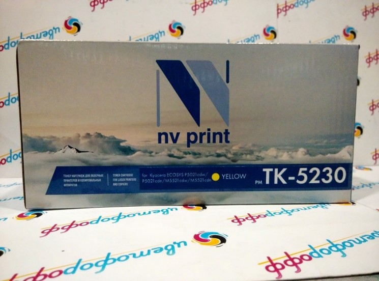 Картридж совместимый NV Print для Kyocera TK-5230Y Yellow для для EcoSys-P5021 / M5521
