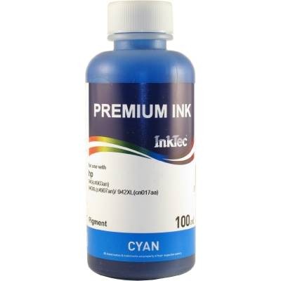 Чернила для HP InkTec H8940-100MC Cyan (Голубой) 100 ml