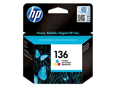 Картридж струйный оригинальный "Hewlett-Packard" №136 Color (C9361HE) DeskJet-D4163/5443 PhotoSmart-2573/C3183/C4183/8153 PSC-1513