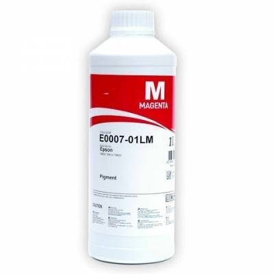 Чернила для Epson InkTec E0007-01LM Magenta (Пурпурный) Pigment 1L (Срок годности истек)