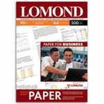 Фотобумага матовая (Matt) A4 (210x297), 500 листов, 90 гр/м2 (0102131) "Lomond" для струйного принтера