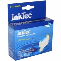 Картридж совместимый (аналоговый) для "Epson" T0822 (EPI-10082C) Cyan"InkTec"