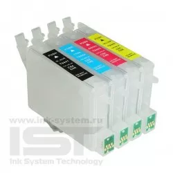 Перезаправляемые картриджи для Epson Stylus C63, C65, C83, C85, CX6300, CX6500 (T0461/T0472-T0474) "RealColor"
