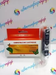 Картридж совместимый (аналоговый) для "Canon" CLI-451BK XL Black "OAR"