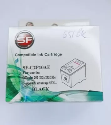  Картридж совместимый (аналоговый) для "Hewlett-Packard" №651XL (C2P10AE) Black "SuperFine" (С уровнем чернил)
