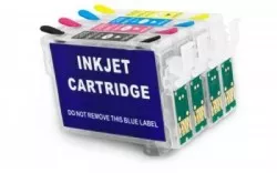 Перезаправляемые картриджи для Epson Expression Home XP33 / XP103 / XP203 / XP303 / XP313 / XP413 чипы 8.1 (T1711-T1714) "RealColor"