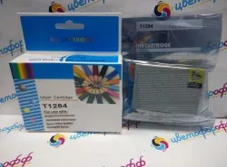 Картридж совместимый (аналоговый) для "Epson" T1284 Yellow "ColorPro"