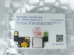 Чип для картриджа HP (W2211A) (207C) Cyan Голубой (совместимый) (1.35K) Color Laser M255/M282/M283