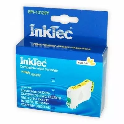 Картридж совместимый (аналоговый) для "Epson" T1294 (EPI-10129Y) Yellow "InkTec"