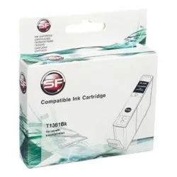 Картридж совместимый (аналоговый) для "Epson" T1361 Black "SuperFine"