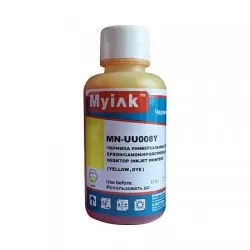 Чернила MyInk для струйных принтеров универсальные, водорастворимые Yellow 100ml