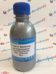 Тонер для Samsung CLP-310/315/320/325 CLX-3170/CLX-3175/CLX-3180/CLX-3185 (CLT-C407S/CLT-C409S) Cyan (фл,45) Silver АТМ