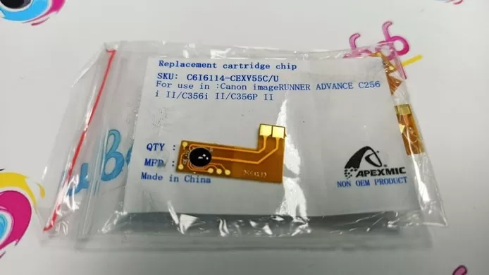 Чип для Canon C-EXV55C (18K) Cyan (совместимый) iR Advance-C256i