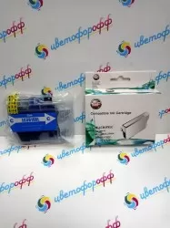 Картридж совместимый (аналоговый) для "Brother" LC3619XLC Cyan "SuperFine"
