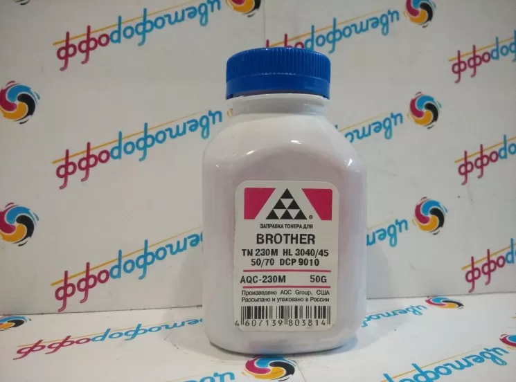 Тонер для Brother TN-130M / TN-230M / TN-320M Magenta (фл,50) AQC фас. Россия