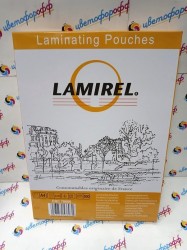 Пленка для ламинатора A4 (216х303) глянцевая, 100 листов, 125мкм "Lamirel"