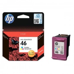 Картридж струйный оригинальный "Hewlett-Packard" №46 Color (CZ638AE) DeskJet-2020hc / DeskJet-2520hc / DeskJet-4729