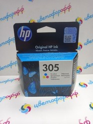Картридж струйный оригинальный "Hewlett-Packard" №305 Color (3YM60AE) DeskJet-2320/2710/2720