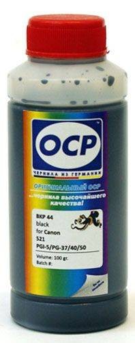 Чернила OCP (BKP 44) Pigment Black для CAN PGBK-5/PGBK-520/PGBK-425, PG-37/PG-40/PG-50/PG-510/PG-512 100 ml