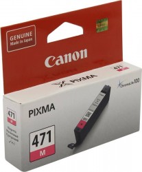 Картридж струйный оригинальный "Canon" CLI-471M Magenta (CLI-471 M/0402C001) PIXMA-MG5740/MG6840/MG7740/TS5040/TS6040/TS8040/TS9040