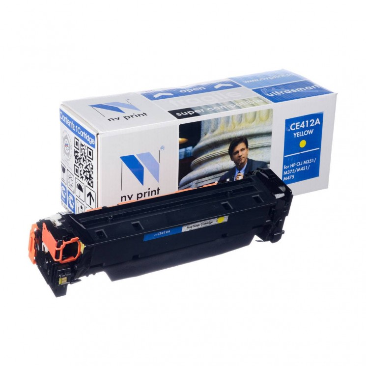 Картридж совместимый NV Print для HP CE412A Yellow  для LJ Pro Color M351/M357/M375/M451/M475