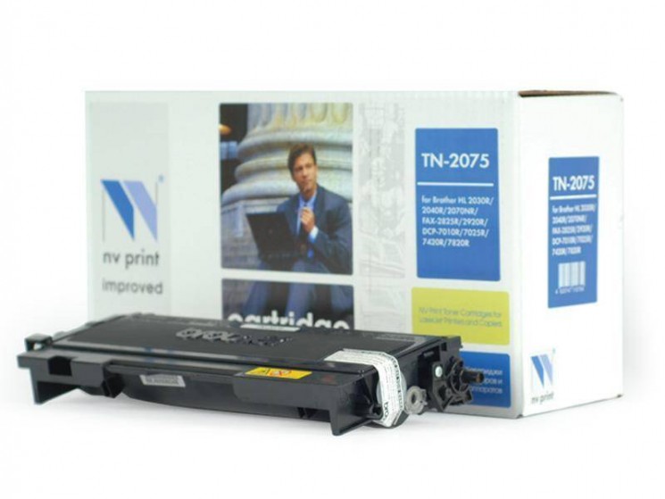 Картридж совместимый NV Print для Brother TN-2075 DCP-7010/7020 HL-2040/2070 MFC-7420/7820