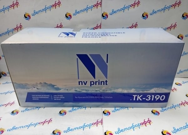 Картридж совместимый NV Print для Kyocera TK-3190 для EcoSys-P3055 P3060 M3655 M3660 БЕЗ ЧИПА
