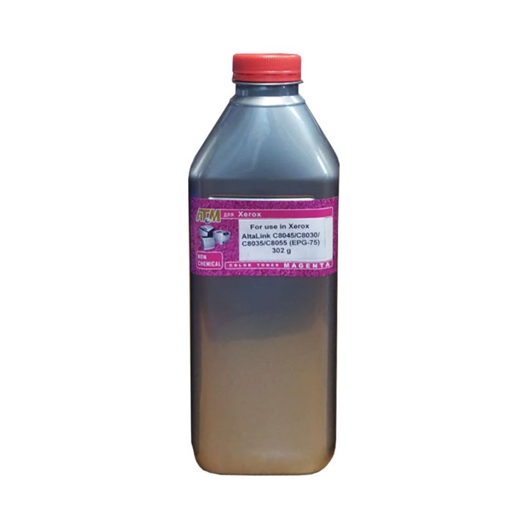 Тонер для Xerox AltaLink C8045/C8030/C8035/C8055/C8070 (флакон 302гр. IMEX) Magenta Пурпурный Silver ATM