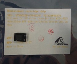 Чип для HP CF542X (2,5K) Yellow (совместимый) LaserJet Pro Color M254 / M280 / M281