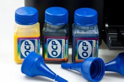 Чернила OCP (EGO, BKP110/111, CP110, YP116, RP110, MP110, VP110) 8 x 25 ml, для картриджей Epson №T0540-T0549