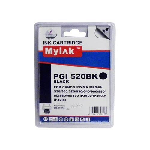Картридж совместимый (аналоговый) для "Canon" PGI-520BK Black "MyInk"