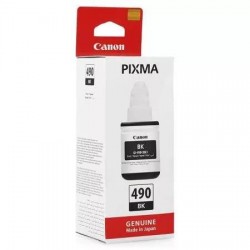  Чернила оригинальные "Canon" GI-490BK Black 135ml (GI-490 BK/0663C001) PIXMA-G1400/G2400/G3400