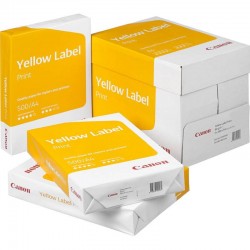 Офисная бумага А4 (210x297) 500 листов 80 гр/м2 "Canon" Yellow Label