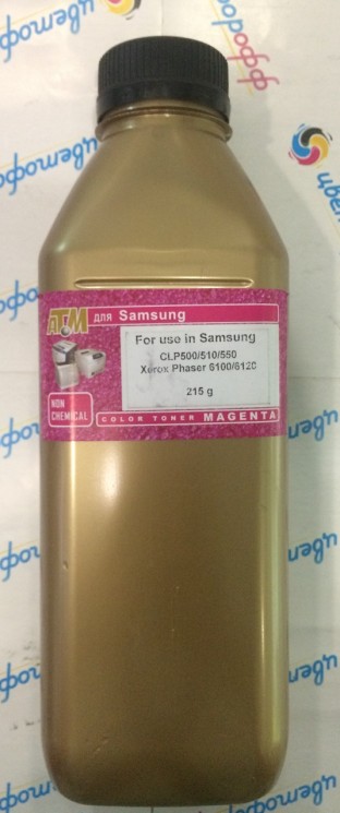 Тонер для Samsung CLP-500 / 510 / 550 (CLP-500D5M/CLP-510D5M) Magenta (фл,215) Gold АТМ