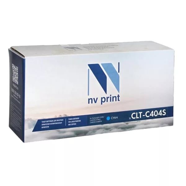 Картридж совместимый NV Print для Samsung CLT-C404S Cyan  для Xpress SL-C430 / SL-C480