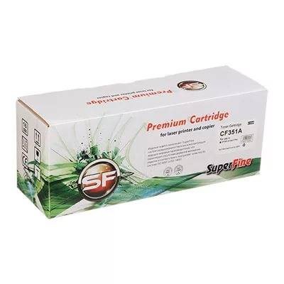 Картридж совместимый SuperFine для HP CF351A Cyan  для LJ Pro Color M176 / M177