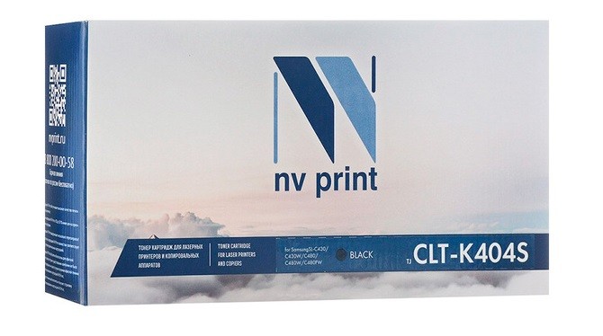 Картридж совместимый NV Print для Samsung CLT-K404S Black  для Xpress SL-C430 / SL-C480