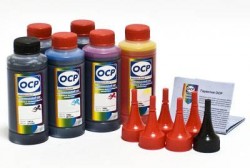 Чернила OCP (BK 35, BK,C/M/Y/GY 153) 6x100ml (комплект) для картриджей Canon PGI-470PGBK, CLI-471BK, CLI-471C, CLI-471M, CLI-471Y, CLI-471GY