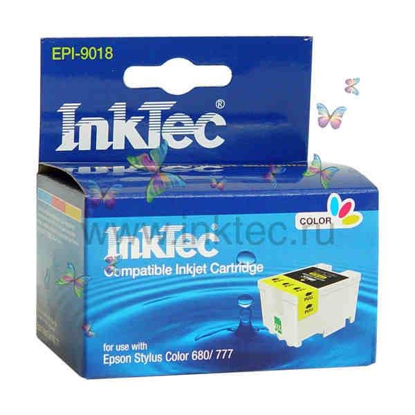 Картридж совместимый (аналоговый) для "Epson" T018 (EPI-9018) Color "InkTec"