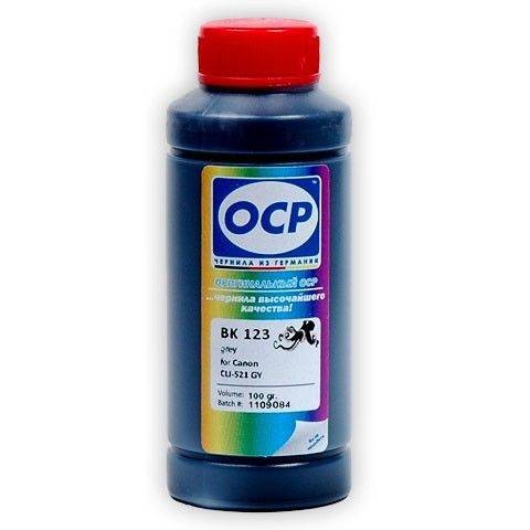 Чернила OCP (BK 123) 100 ml 521/426 Grey